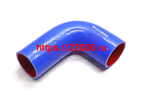 Патрубок радиатора верхний КАМАЗ, силикон.,синий,армир. L300мм,d60мм. (HH015) Патрубок радиатора верхний КАМАЗ, силикон.,синий,армир. L300мм,d60мм. (HH015)