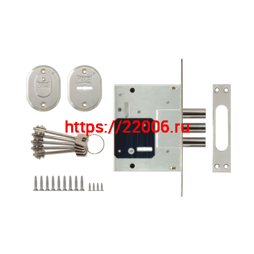 Замок Kale kilit (Кале килит) врезной сувальдный 257/L, 5 кл. (кл. 60 мм) фото 2