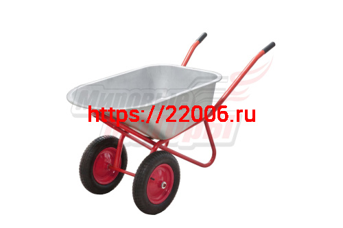 Тачка садово-строительная 2колеса 4,00-8" грузоподъем. 350кг, обьем 120л, усиленная ТЕХПРОМ Тачка садово-строительная 2колеса 4,00-8" грузоподъем. 350кг, обьем 120л, усиленная ТЕХПРОМ