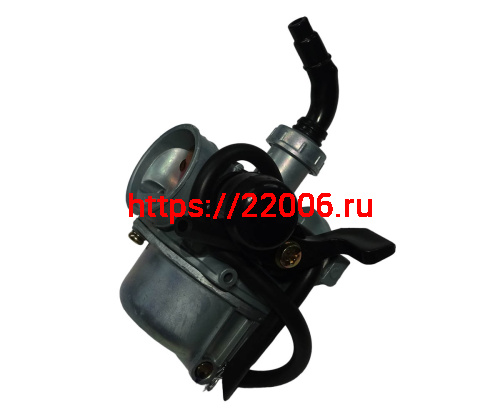 Карбюратор PZ19 Delta, Альфа 50/70,"Zodiak", Дельта флажок пластик ручн  справа (d19, D32) фото 4