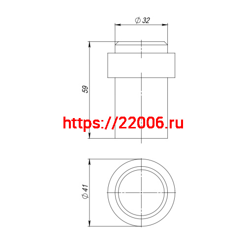 Упор Fuaro (Фуаро) дверной напольный STOPPER/M.14 INOX (нерж. сталь) фото 5 Упор Fuaro (Фуаро) дверной напольный STOPPER/M.14 INOX (нерж. сталь) фото 5