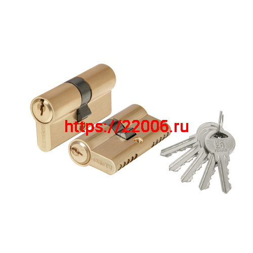 Цилиндровый Fuaro (Фуаро) механизм 1000ZA Key60(25+10+25) SSG сатинированное золото 5Key Цилиндровый Fuaro (Фуаро) механизм 1000ZA Key60(25+10+25) SSG сатинированное золото 5Key