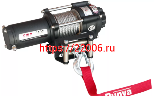 Лебедка в сборе Урал 750 RUNVA (12V 3500 A LBS)