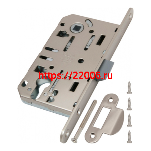 Корпус замка AGB (АГБ) под цил. MEDIANA EVOLUTION B01103.50.34.567 с отв. планкой B01000.13 (мат хром) фото 3