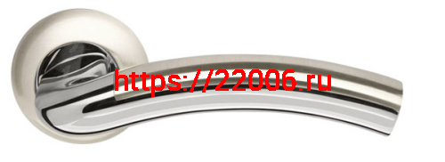 Ручка Armadillo (Армадилло) раздельная R.LD54.Libra27 (Libra LD27) SN/CP-3 матовый никель/хром