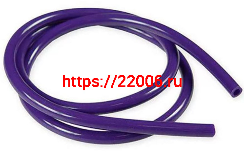 Бензошланг 4*8 мм (в упаковке 1 метр) фиолетовый
