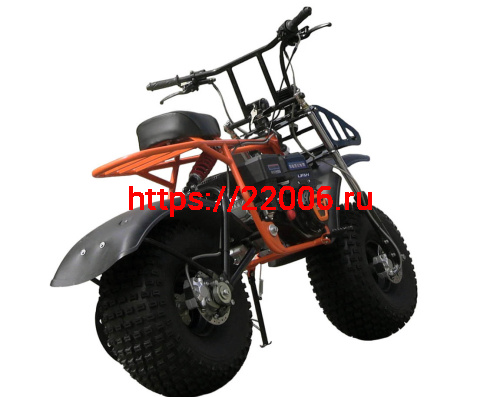 Мотоцикл СКАУТ-7 БОЦМАН 2, 9 лс KP230PRO, колеса GIANT, ФАРА, ЭЛ.СТ. перед и зад подв. фото 2