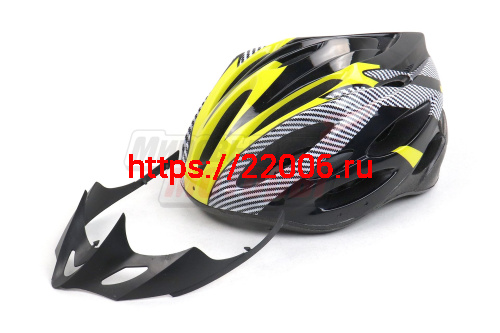 Шлем Вело (цв. чёрно-жёлтый) (54-60см) Шлем Вело (цв. чёрно-жёлтый) (54-60см)