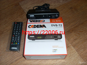 SHTA-1511M2 Cadena Цифровой эфирный приемник DVB-T2 SHTA-1511M2 Cadena Цифровой эфирный приемник DVB-T2