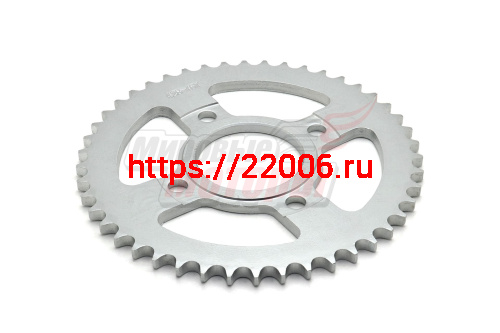 Звезда ведомая 46z (428) CG125-250, CB125-250 HERO (4х63, D58) оцинкованная Звезда ведомая 46z (428) CG125-250, CB125-250 HERO (4х63, D58) оцинкованная
