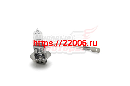 Лампа 12В 100Вт (Н3) фарная галоген (Pk22s) с проводом (3122) (55350) Лампа 12В 100Вт (Н3) фарная галоген (Pk22s) с проводом (3122) (55350)