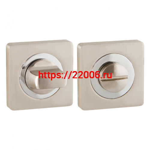 Ручка Punto (Пунто) поворотная BK6.K.ZQ51 (BK6 ZQ ) SN/CP-3 матовый никель/хром Ручка Punto (Пунто) поворотная BK6.K.ZQ51 (BK6 ZQ ) SN/CP-3 матовый никель/хром