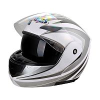 Мотошлем YM-921 белый (XS) с визором