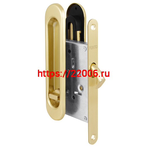 Защелка Punto (Пунто) с ручками для раздвижных дверей Soft LINE SL-011 SG Защелка Punto (Пунто) с ручками для раздвижных дверей Soft LINE SL-011 SG