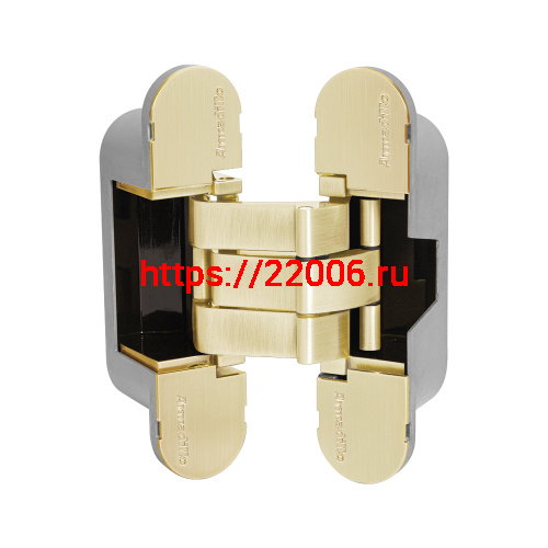 Петля Armadillo (Армадилло) скрытой установки U3D8000.VPG SG мат. золото TECH/NO LOGO Петля Armadillo (Армадилло) скрытой установки U3D8000.VPG SG мат. золото TECH/NO LOGO