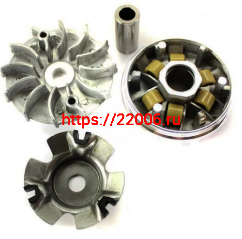 Вариатор 152QMI 157QMJ 125/150сс в сборе с роликами TMMP Вариатор 152QMI 157QMJ 125/150сс в сборе с роликами TMMP