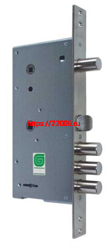 Замок Guardian (Гардиан) врезной сувальдный с задвижкой и защёлкой ЗВ 30.15, 4 кл. (длинный кл. 59 мм) /123:208:3/