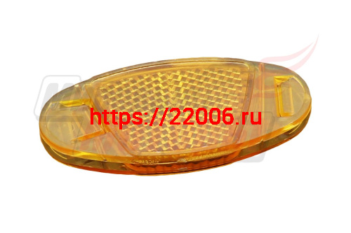 Отражатель на спицы (катафот) "Овал оранжевый'' Отражатель на спицы (катафот) "Овал оранжевый''