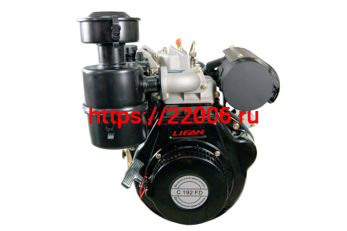 Двигатель LIFAN 12,5 л.с. C192FD с катушкой 7А (дизельный, эл.стартер, цилиндр.вал d=25мм) Двигатель LIFAN 12,5 л.с. C192FD с катушкой 7А (дизельный, эл.стартер, цилиндр.вал d=25мм)