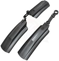 Крылья велосипедные 24"-26" для широких колес, фэтбайк, 3-х составные  (пара) пласт. HN 58