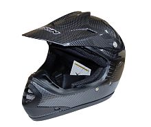 Шлем кроссовый KIRIN QL-B07, карбон, синий, размер XL