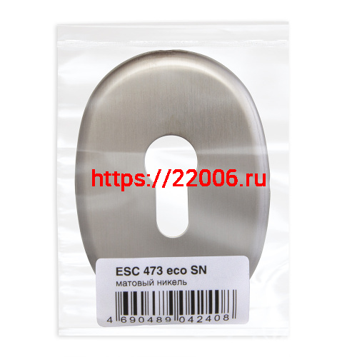 Накладка Fuaro (Фуаро) на цилиндр ESC.C.ECO/OV.473 (ESC 473) SN мат.никель фото 2