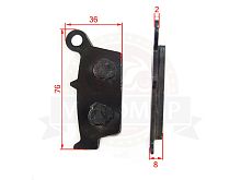 Колодки тормозные дисковые Honda Lead 50/90 AF20 (пара) (016)(HF101)