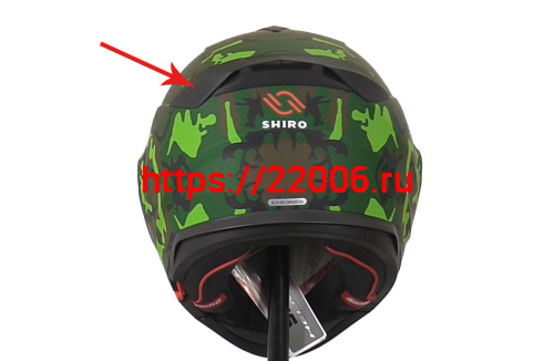 Накладка на шлем модуляр SHIRO SH-501 фото 3 Накладка на шлем модуляр SHIRO SH-501 фото 3