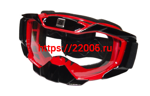 Очки мотокросс/спорт SCOUT (NK-1015) черн/красн, резинка с силиконом, цветн упаковка Очки мотокросс/спорт SCOUT (NK-1015) черн/красн, резинка с силиконом, цветн упаковка