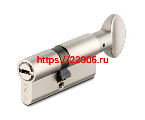Цилиндровый механизм Kale kilit (Кале килит) с вертушкой 164 BM/72 (30+10+32) mm никель 5 кл.