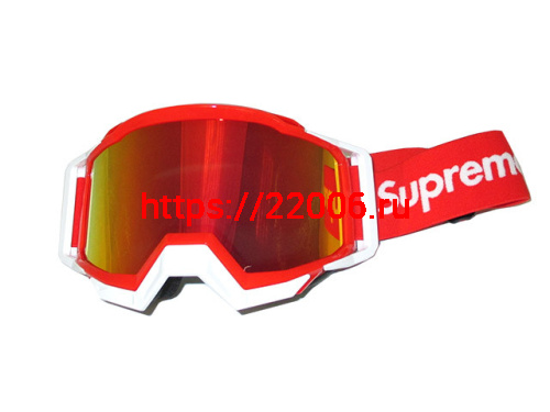 Очки 815-191 оправа красная, линза зеркальная двойная Supreme Очки 815-191 оправа красная, линза зеркальная двойная Supreme