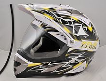 Мотошлем YM-911 черно-желтый (ХS)