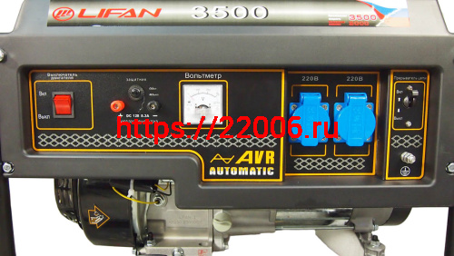 Генератор бензиновый LIFAN 3 GF-6 (LF3500) фото 2 Генератор бензиновый LIFAN 3 GF-6 (LF3500) фото 2
