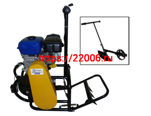 Мотолебедка МЛ-1М "Бычок"    6,5 л.с. НОЖНАЯ, НАБОР с ПЛУГОМ (Ижтехмаш) (НАБОР с ПЛУГОМ)