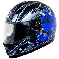 Мотошлем THH TS-38 №5  black/blue (S)