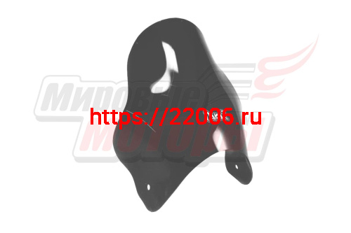 Щиток ветровой (18) орг.стекло "DAKAR" чёрный (без крепежей) Щиток ветровой (18) орг.стекло "DAKAR" чёрный (без крепежей)