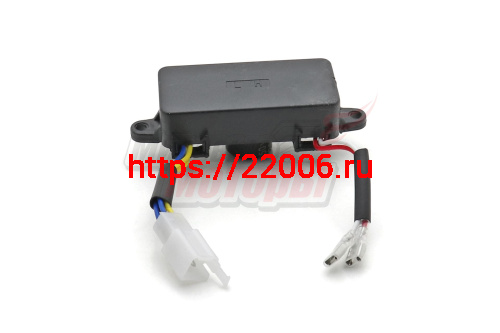 Регулятор напряжения (AVR) 2,0кВт прямоугольный, пластик (168F) Регулятор напряжения (AVR) 2,0кВт прямоугольный, пластик (168F)