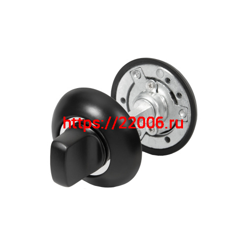 Ручка поворотная Ajax (Аякс) с фиксацией ключом BK6.FIX.JR BL-24 черный фото 4