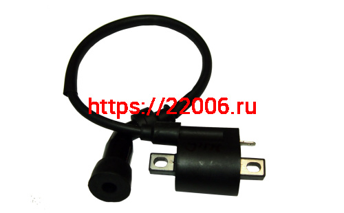 Катушка зажигания YBR125 (Zodiak) с проводом и свечным колпачком