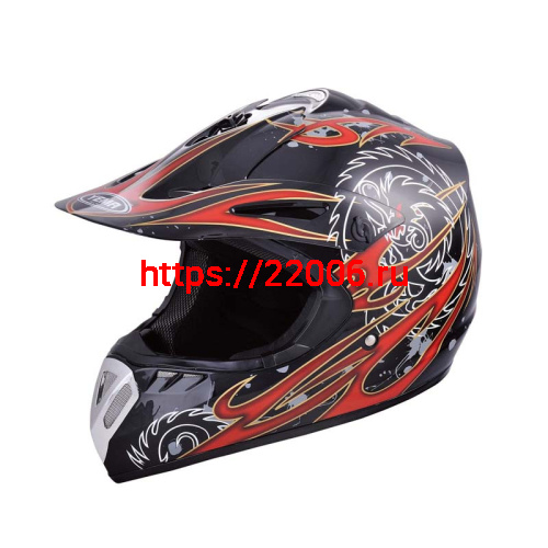 Мотошлем YM-910 дракон (XS) Мотошлем YM-910 дракон (XS)