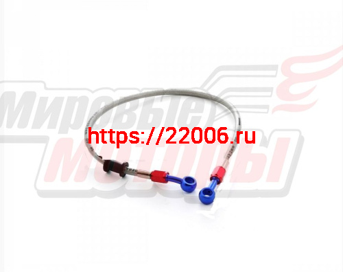 Шланг тормозной армированный L-500 mm M10/прямой - M10/15° Шланг тормозной армированный L-500 mm M10/прямой - M10/15°