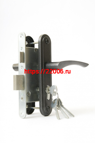 Замок Zenit (Зенит) врезной цилиндровый с защёлкой в комплекте с ручкой ЗВ4-3.07 (серебро), 4 кл. Замок Zenit (Зенит) врезной цилиндровый с защёлкой в комплекте с ручкой ЗВ4-3.07 (серебро), 4 кл.