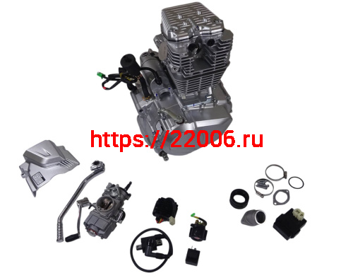 Двигатель 4т. 250 см3 172FMМ-6 ZONGSHEN CB250-RL (4 клап.) 5МКПП, эл.+кик старт, баланс.вал Двигатель 4т. 250 см3 172FMМ-6 ZONGSHEN CB250-RL (4 клап.) 5МКПП, эл.+кик старт, баланс.вал