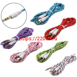 А/шнур Орбита TS-3200 плетеный (Джек 3,5 мм на Джек 3,5 мм) 1м/20/2000 А/шнур Орбита TS-3200 плетеный (Джек 3,5 мм на Джек 3,5 мм) 1м/20/2000