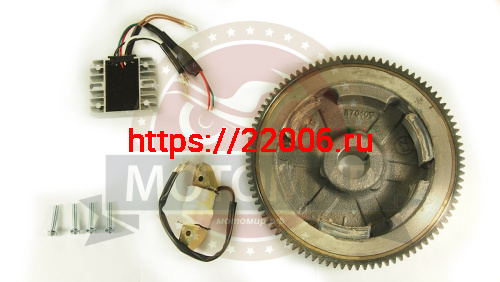 Комплект электрооборудования для 2V78F-2 3А, 36Вт, 12В, для ЭЛ стартера, выпрямитель Комплект электрооборудования для 2V78F-2 3А, 36Вт, 12В, для ЭЛ стартера, выпрямитель