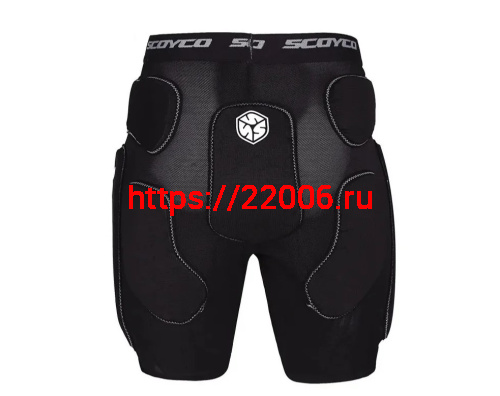 Шорты защитные мото SCOYCO PM01, черные, р-р 32, L, защитные вставки в ценных местах фото 2 Шорты защитные мото SCOYCO PM01, черные, р-р 32, L, защитные вставки в ценных местах фото 2