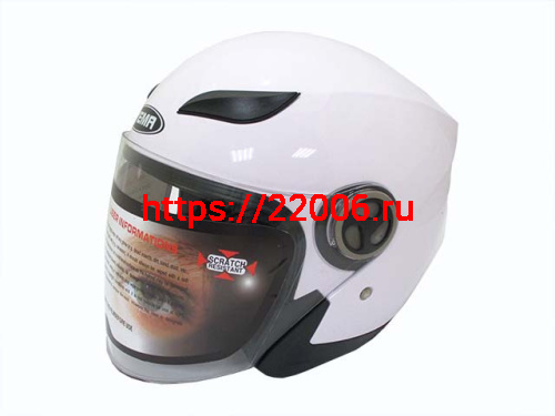 Мотошлем YM-619 белый (M)