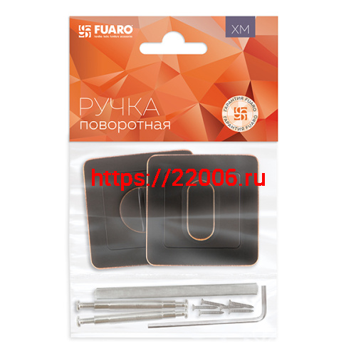 Ручка Fuaro (Фуаро) поворотная BK6.K.XM52 (BK6 XM) ABL-28 темная медь фото 2 Ручка Fuaro (Фуаро) поворотная BK6.K.XM52 (BK6 XM) ABL-28 темная медь фото 2