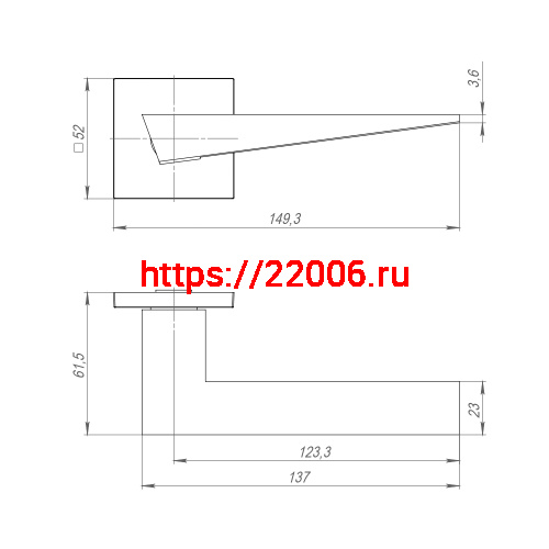Ручка Ajax (Аякс) раздельная K.JS51.TRIO SSG-39 сатинированное золото фото 3 Ручка Ajax (Аякс) раздельная K.JS51.TRIO SSG-39 сатинированное золото фото 3