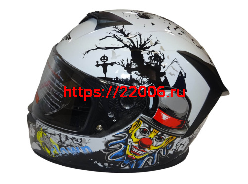 Шлем интеграл FALCON F702, размер S, с очками, (уп. 6 шт.) фото 2 Шлем интеграл FALCON F702, размер S, с очками, (уп. 6 шт.) фото 2